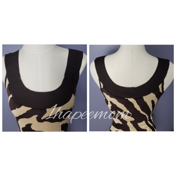 Cache Top Blouse Zebra Animal Print - Picture 6 of 8